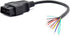 iKKEGOL OBD OBDII J1962 Male Connector to Open Plug Wire, OBD Diagnostic Extension Cable OBD2 Pigtail, DIY Mobley USB Adapter (30cm/12'')...