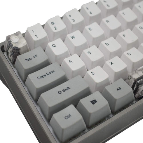 PBT 5-Sided Sublimation keycap Set OEM Highly Compatible with Cherry MX Switch Mechanical Keyboard (Jiangnan Ink)...
