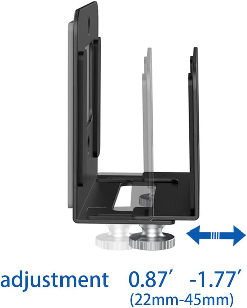 Monzlteck Adjustable Small Device Wall Mount Holder for Apple TV,ROKU,Router,Modem and Other Media Players...
