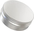 Goiio 20 Pcs 2 Ounce Aluminum Tin Jar, 60 ML Refillable Tin Container, with Screw Lid, for Storing Spices, Candies, Candles, Silver...