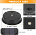 2 PCS Upgraded Solar Light Replacement Top for Outdoor Hanging Lanterns, 4.13 inch Warm White LED Solar Panel Lantern Lid Lights Parts, DIY Home G...