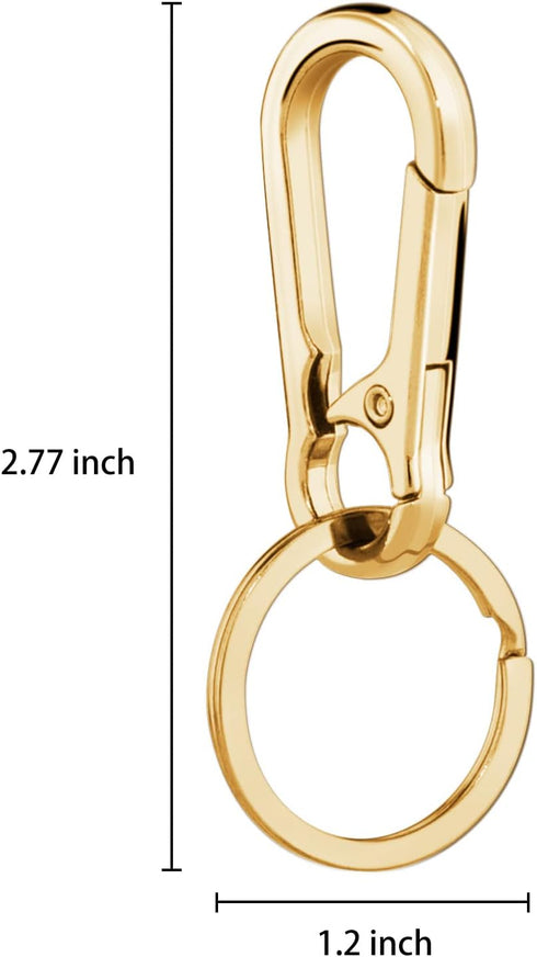 Keychain 3 Pieces Metal Keyring Key Ring Chain Clip Keychains...