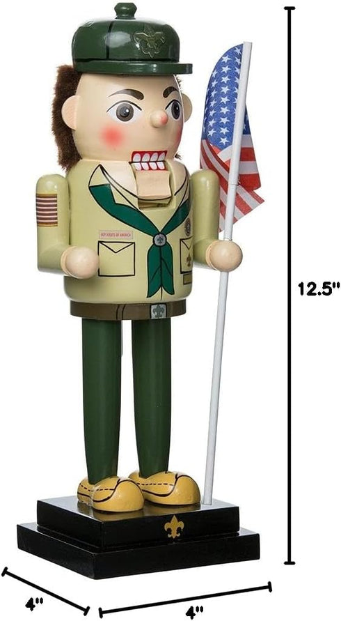 Kurt Adler 12.5" Wooden Boy Scout Nutcracker...