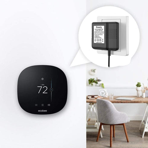 24 Volt 500MA Transformer C Wire Adapter Doorbell Transformer Competible with 16-24Volt All Versions of Ring Doorbell and Thermostat for Nest Ecob...