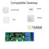 2 Channel 5V 12V ZigBee Smart Relay Switch,Adjustable Self Lock and Momentary Interlock Working Mode,Works with Tuya eWelink Zigbee Gateway, Alexa...
