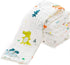 PENG'S M Muslin Baby Burp Cloths 6-Pack Organic Cotton Washcloths 20 by 10 Inches Cloths 6 Layers Super Soft Funny Forest...