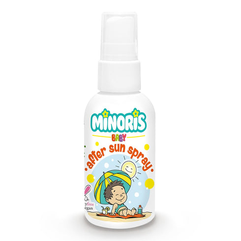 Baby After Sun Spray - Baby After Sun Care, Organic Content, Zinc Oxide Based, Hypoallergenic, Vegan, Recovery After Sun Exposure, Soothing, Sunbu...