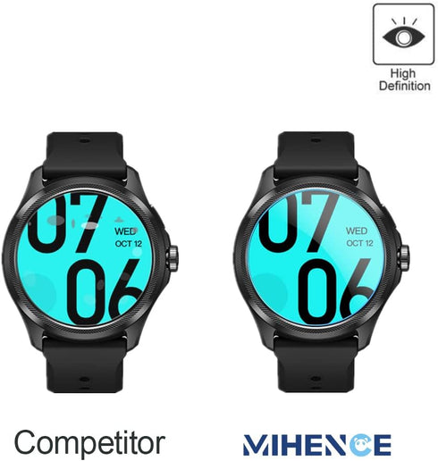 Compatible for Ticwatch Pro 5 Enduro/Pro 5 Screen Protector, 9H Anti-Scratch Tempered Glass Protective Film Compatible for Ticwatch Pro 5 Android/...