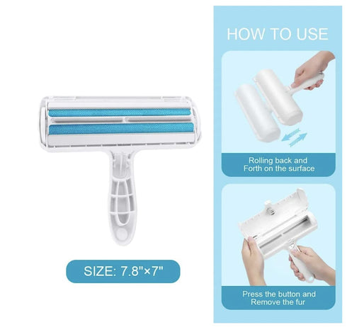 Pet Hair Remover - Reusable Dog and Cat Hair Remover - Fur Remover Tool Cleaner Couch, Colorful Compact and Handy Pet Fur Remover Furniture, Carpe...