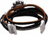 Vintage Casual Women Leather Watch Feather Pearl Wish Tree 2 x Wrap Around Girl Watch Cuff Bangle with Magnetic Clasp...