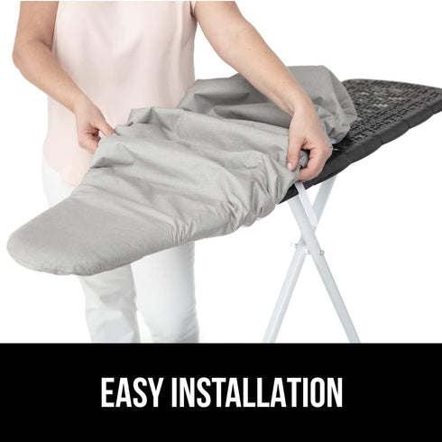 The Original GORILLA GRIP Ironing Board Cover and Pad, Silicone Coating, Thick Scorch Resistant Padding, Heavy Duty Iron Covers Standard Boards, H...