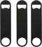 3 Pack 7" Heavy Duty Flat Bottle Opener, Black...