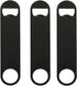3 Pack 7" Heavy Duty Flat Bottle Opener, Black...