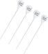 4 Pcs Stainless Steel Cake Tester Reusable Metal Cake Probe Cake Testing Needle Home Bakery Muffin Bread Cake Tester Probe Skewer Pin Needle...