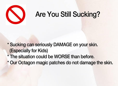 Bug Bite Itch Relief Patch - (270pcs) Octagon Traditional Korean Paper Hanji After Bite Insect Mosquito...