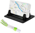Phone Holder for Car with Air Vent Brush, Universal Silicone Car Cellphone Mount Antislip Vehicle Mobile Phone GPS Mounting Mat...