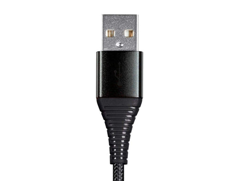 Monoprice USB 2.0 Micro B to Type A Charge & Sync Cable - 3 Feet - Black | Nylon-Braid, Durable, Kevlar-Reinforced - AtlasFlex Series...