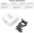 RCGEEK Cellphone Clip Mount Holder Extender Kit Compatible with DJI Air 3 / Mini 3 Pro/Mini 2 / Air 2 2S / Mavic 3 Drone Controllers Removeable Ex...