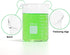 Glass Measuring Low Form Beaker Set Glass Graduated Beaker Set (50ml+100ml+250ml+400ml+600ml)...