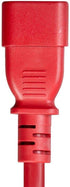 Monoprice Heavy Duty Power Cable - IEC 60320 C14 to IEC 60320 C15, 15 Amp, 1875 Watt, SJT, 125 Volt, 14AWG, 3 Feet, Red...