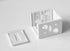 Cutelec 4pcs Plastic Brackets 1" Blinds headrail Holders White Color for 1" Vinyl or Plastic Mini Blinds with a Square 1" x 1" headrail...