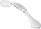 Solid Ivory Cabinet Hardware Handle Pull Lustrous Chrome Silver Flower Dresser Wardrobe Pull - 2.52" (64mm) Hole Centers, 5 Pack, Silver and Ivory...