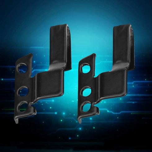 Wiper Blade Adapter, 3392390298 2 Pcs Metal Car Automotive Front Windshield Wiper Arm Adapter Mounting Kit Universal Black with Mounting Screws...