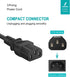 3 Prong Power Cord for Instant Pot Electric Pressure Cooker, Power Quick Pot, Rice Cooker, Smart Power Cooker, Soy Milk Maker and More Kitchen App...