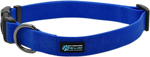 Max and Neo Waterproof NEO Collar - We Donate a Collar to a Dog Rescue for Every Collar Sold (Medium, Blue)...