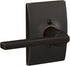 Schlage F170 LAT 716 CEN Latitude Door Lever with Century Trim, One Sided Non-Turning Dummy Door Handle, Aged Bronze...
