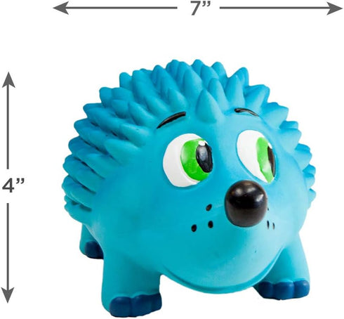 Outward Hound Tootiez Hedgehog Grunting Latex Rubber Dog Toy, Large...