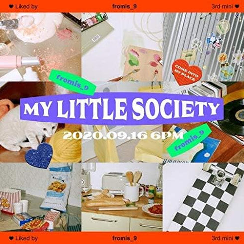 Fromis_9 My Little Society 3rd Mini Album My Society Version CD+72p PhotoBook+1p Mini Card+2p PhotoCard+Tracking SealedQ...