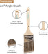 Vermeer Paint Brushes - 3-Pack - 2.5" Angle Sash Brushes for All Latex and Oil Paints & Stains - Home Improvement - Interior & Exterior Use...