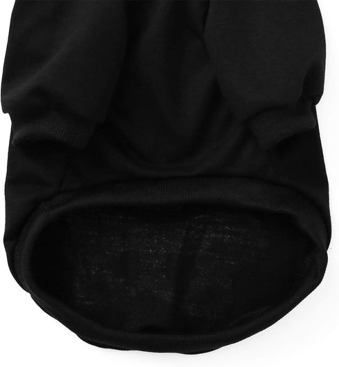 Halloween Pet Dog Cat Skull Hoodies Glowing Skeleton Bones Costume Outfit for Dogs Cats (L)...