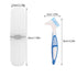 Healeved 2 Sets Denture with Toothbrush Cases, Denture Cleaning Personal Denture Toothbrush Small Double-Side Assorted Color...
