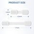 DILSIAI Baby Locks (8-pack) Child Safety Strap Locks for Safe Quick Cabinets and Drawers, Toilet, Fridge & More. 3M Adhesive Pads. Easy Installati...