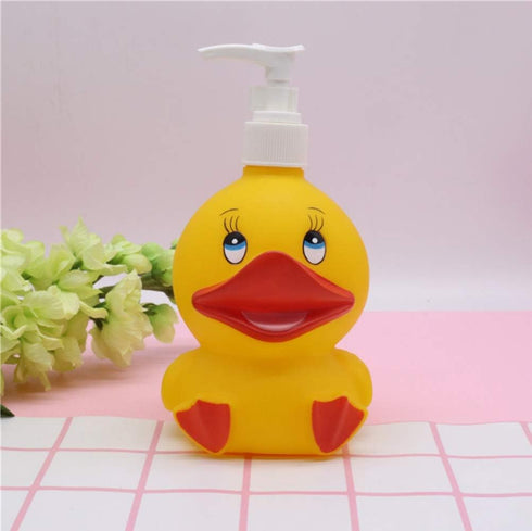 Deer Duck Cute Cartoon Animal Hand Soap Pump Lotion, Hand Soap, Shampoo, Shower Gel Dispenser, Suitable for Bathrooms, Kitchen Countertops, Bathro...