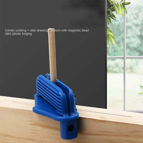 1 Piece Center Scriber Line Scriber Woodworking Marking Offset Marking Tool Center Mark Finder Tool Wood Scribe Marking Gauge Fits Standard Wooden...