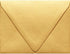 LUXPaper A2 Contour Flap Invitation Envelopes | 4 3/8" x 5 3/4" | Gold Metallic | 80lb. Text | 50 Qty...