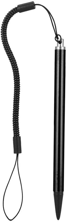 Resistive Hard-tip Pen Compatible with all Resistive Devices Screen Touch Painting Pen Resistive with Spring Rope for POS PDA Navigator (BLACK)...