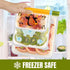 Dishwasher Safe Reusable Freezer bags Storage Vegetable Bags -BPA Free Leakproof Food Storage Bags Reusable Silicone for Marinate Meats (12 packs)...