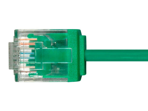 Monoprice Cat6 Ethernet Patch Cable - Snagless, 550MHz, UTP, 32AWG, 1 Feet, Green - Micro SlimRun Series...