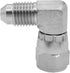 (2-PACK) 6500-04-04 Hydraulic Hose Adapter Fitting 1/4" Male JIC 37° Flare (7/16-20 UNF) × 1/4" Female JIC 37° Swivel Nut (7/16-20 UNF) 90° Elbow ...