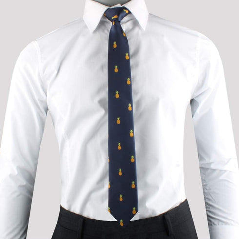 AUSCUFFLINKS Food & Drink Ties | Speciality Ties for Men | Woven Skinny Neckties | Present for Work Colleague...