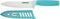 Farberware Ceramic Chef Knife with Custom-Fit Blade Cover, Razor-Sharp Kitchen Knife with Ergonomic, Soft-Grip Handle, Dishwasher-Safe, 6-inch, Aq...