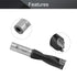 Utoolmart Brad Point Drill Bits for Wood 13mm x 70mm Forward Turning HSS Stubby Drill Bit with 10mm Shank for Woodworking Carpentry Drill Splinter...