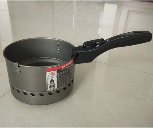 Universal Pot Handle Anti Scalding Removable Saucepan Handle, 19x4cm (Black)...