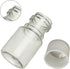 Othmro 50Pcs 5ml Plastic Bottles Lab Cylindrical Chemical Reagent Bottle Wide Mouth Laboratory Reagent Polyethylene Bottle Sample Sealing Liquid S...
