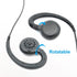 Radio Earpiece, 3.5mm 1-Pin C Shape Walkie Talkie Earpiece with PTT Mic Compatible with Motorola CLP1010, CLP1040, CLP1060 Two Way Radios Headphon...