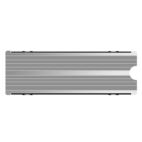 SGTKJSJS M.2 Heatsink Cooler 2280 SSD Double-Sided Heat Sink with Thermal Silicone pad for PS5/PC PCIE NVME M2 SSD (Silver)...
